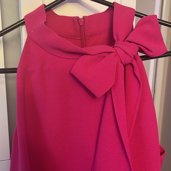 Hot Pink Bow Dress - Picture 2 of 4